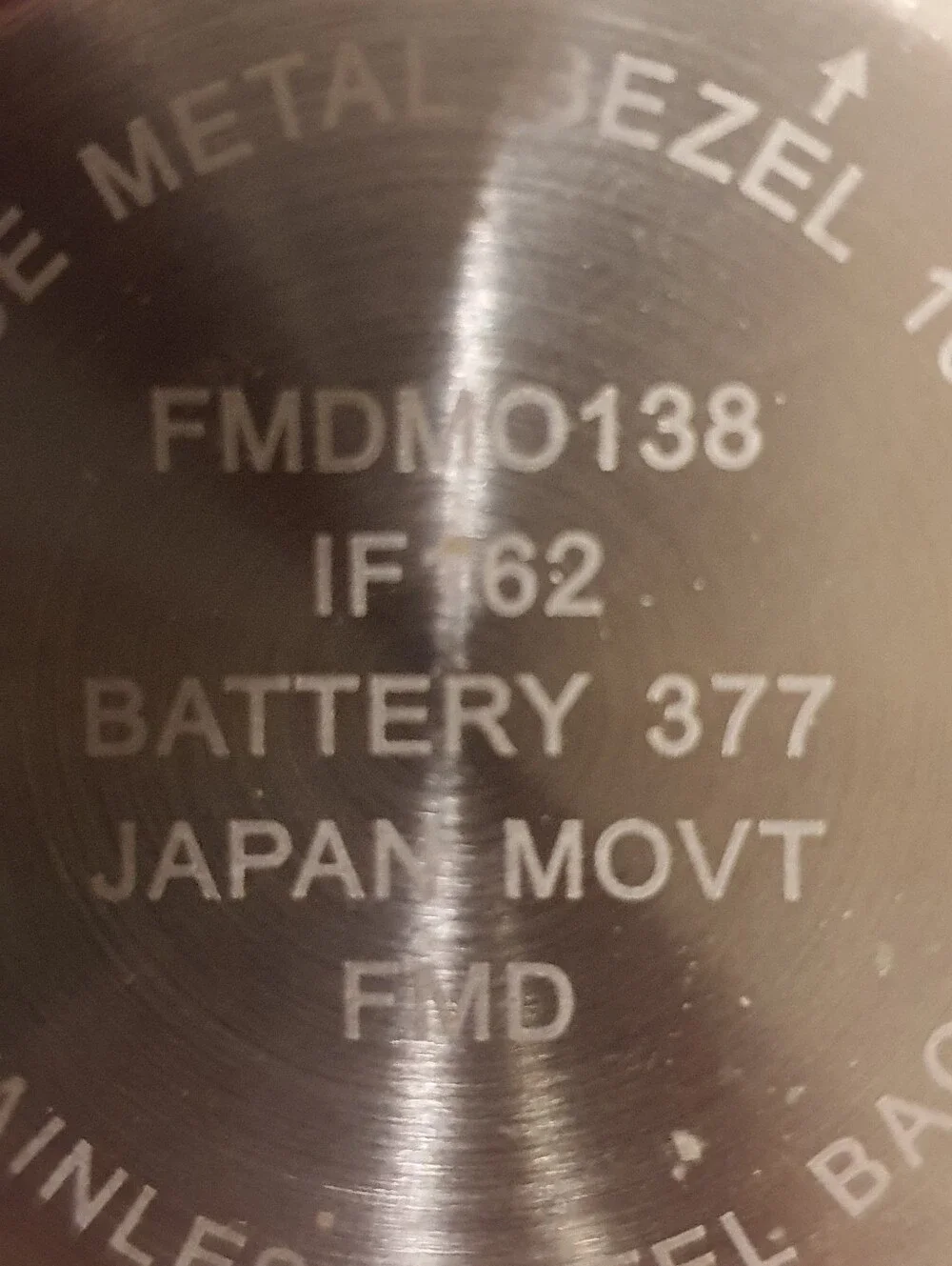 10/$20 FMDMO138 Black/Brown Leather Men's Watch